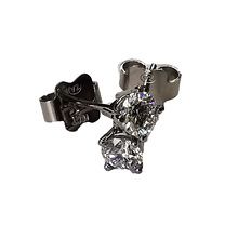 18ct white gold diamond studs 27043