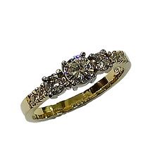 18ct yellow and white gold with diamonds 26469