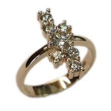 9ct yellow gold and diamond 26622