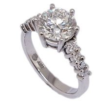 18ct white gold dia ring 27005