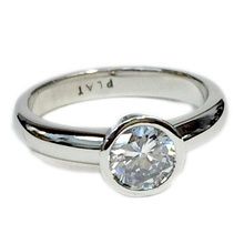 Platinum diamond engagement ring