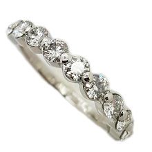 Platinum diamond eternity ring 