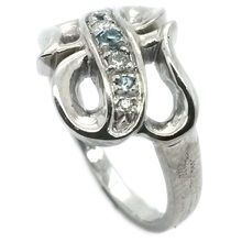Sapphire and diamond ring