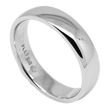Gents platinum wedding band