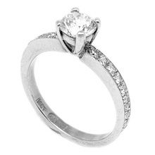 18ct white gold diamond engagement ring 26262