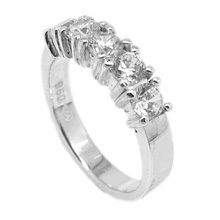 18 ct white gold diamond wedding band 26262