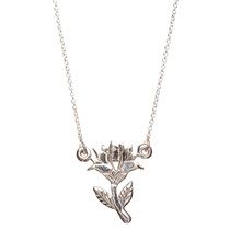 Lotus necklace

The Lotus Flower symbolises rebirth, rising from a dark place into beauty.