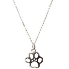 The paw print is representative of our special four legged furry friends

15% of proceeds from the sale of this pendant will be donated to Port Elizabeth Animal Rescue

includes 45cm sterling silver chain